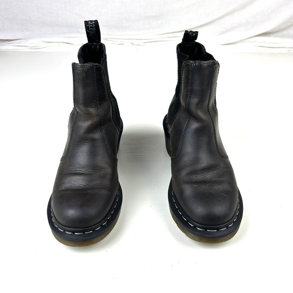 Dr. Martens Cadence Chelsea Womens 7 Dark Brown Oiled Leather Ankle Boots - Picture 3 of 6